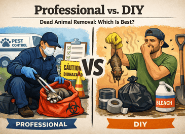 Professional vs. DIY Dead Animal Removal